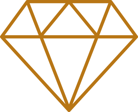 Gold diamond graphic